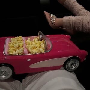 NEW PINK CORVETTE BARBIE TOY CAR.
